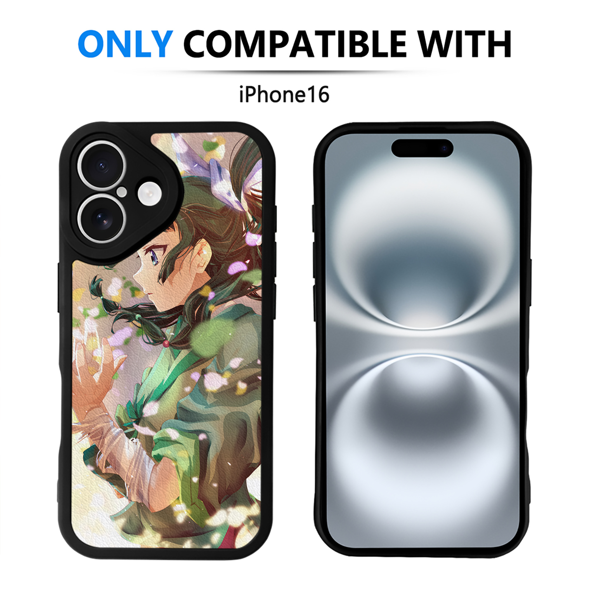 （画像用） 薬屋のひとりごと The Apothecary Diaries 【iPhone 16シリーズ対応】シリコンスマホケース（レザー調） 材質：シリコン